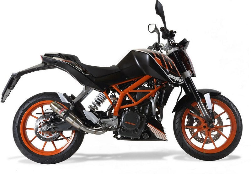 GPR / ジーピーアール Original For Ktm Duke 390 2013/16 E3 Homologated スリッポンエキゾースト  Deeptone Inox | KT.390.DE