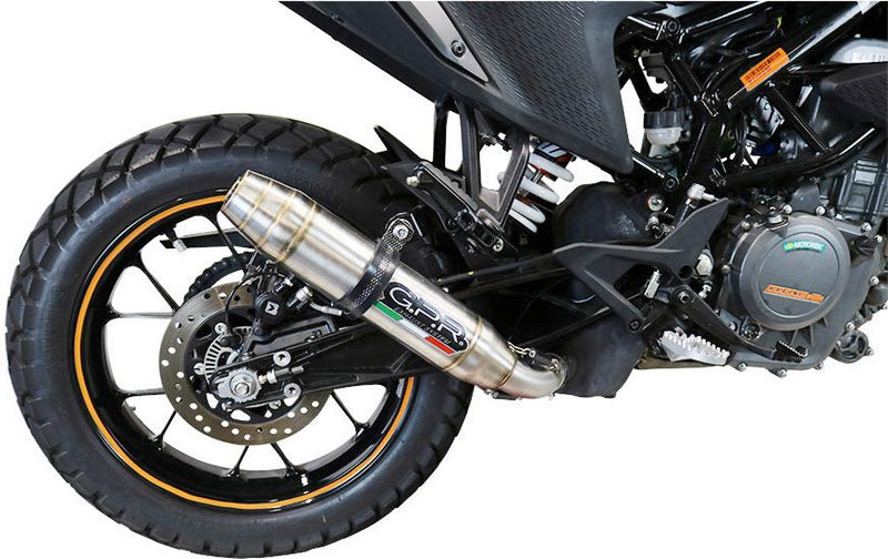 GPR / ジーピーアール Original For Ktm Adventure 390 2020 E4 Homologated スリッポンエキゾースト  Deeptone Inox | KT.99.DE