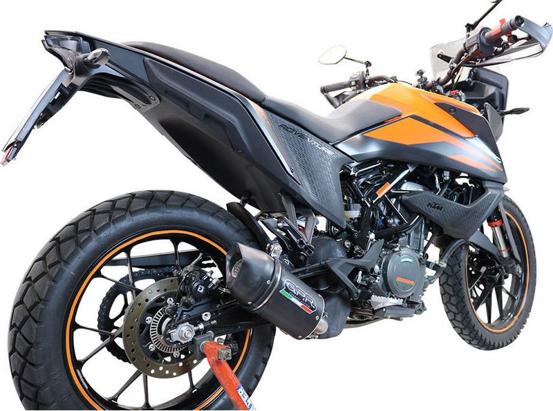 GPR / ジーピーアール Original For Ktm Adventure 390 2020 E4 Homologated スリッポンエキゾースト  Furore Evo4 Nero | KT.99.FNE4