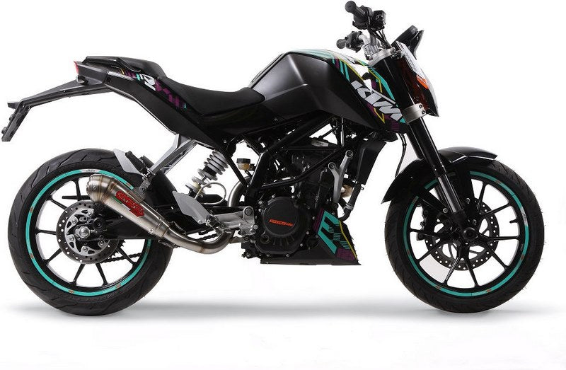 GPR / ジーピーアール Original For Ktm Duke 125 2011/16 E3 Homologated スリッポンエキゾースト  Catalized Powercone Evo | KTM.60.PCEV