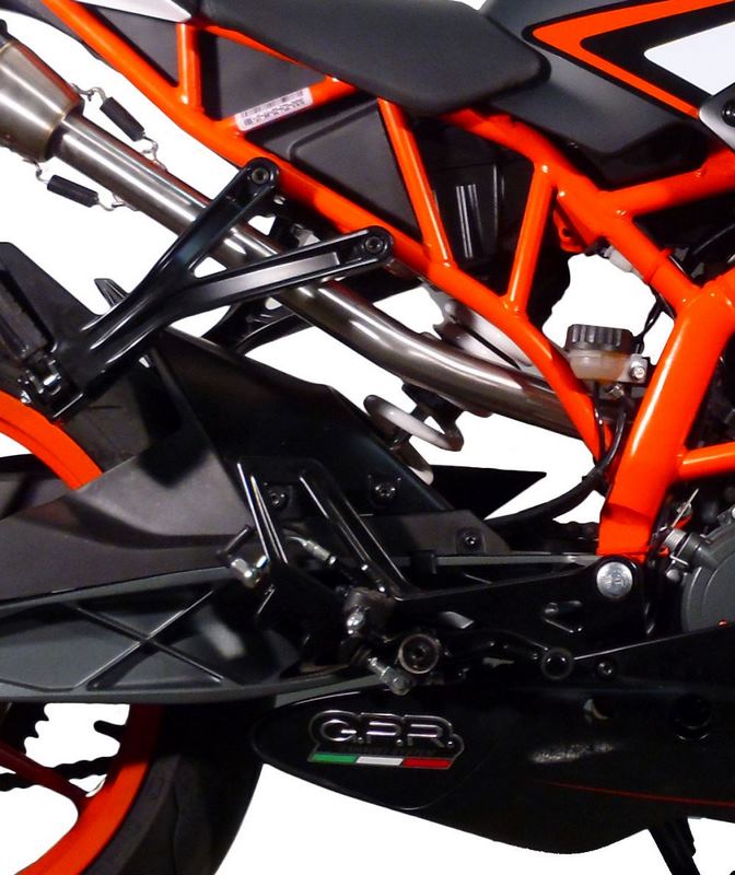 GPR / ジーピーアール Original For Ktm Rc 125 2014/16 E3 Homologated スリッポンエキゾースト  Catalized M3 Titanium Natural  | KTM.71.M3.TN