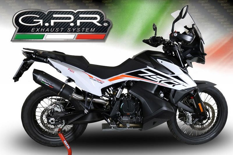 GPR / ジーピーアール Original For Ktm Adventure 790 2018/20 E4 レーシング  スリッポンエキゾースト  Furore Nero | KTM.97.RACE.FUNE