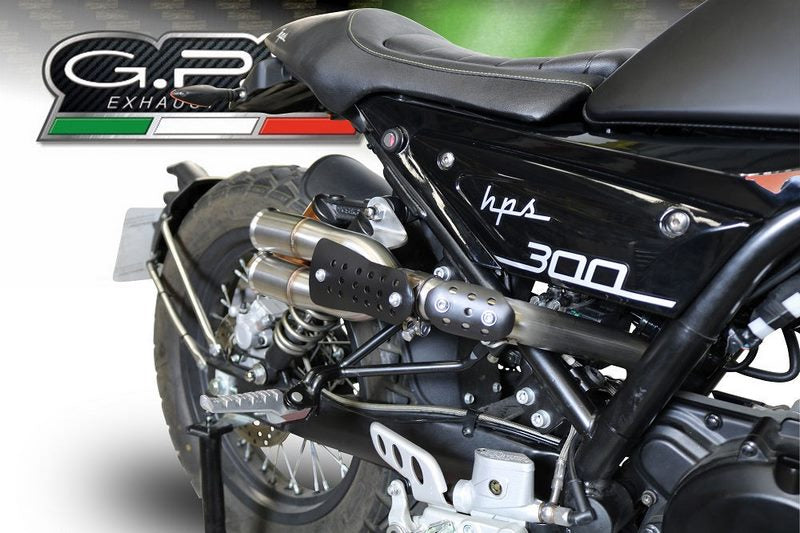GPR / ジーピーアール Original For F.B. Mondial Hps 300 2018/20 E4 Homologated スリッポンエキゾースト  F205 | MD.4.DUP