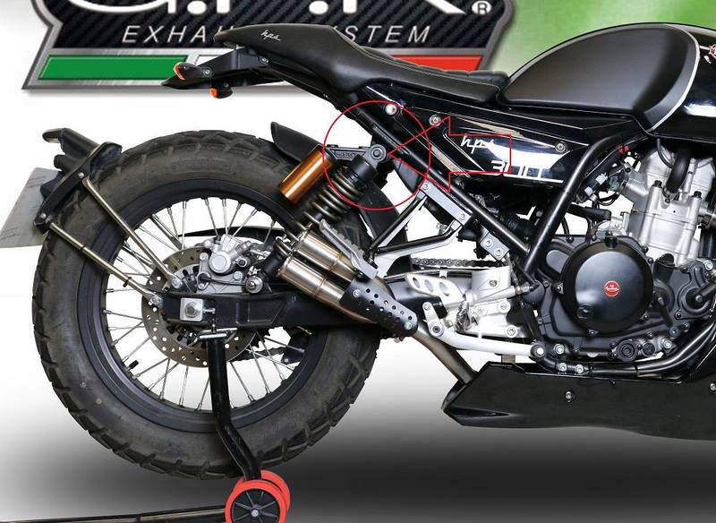 GPR / ジーピーアール Original For F.B. Mondial Hps 300 2018/19 レーシング  Full Exhaust F205 | MD.4.RACE.F205