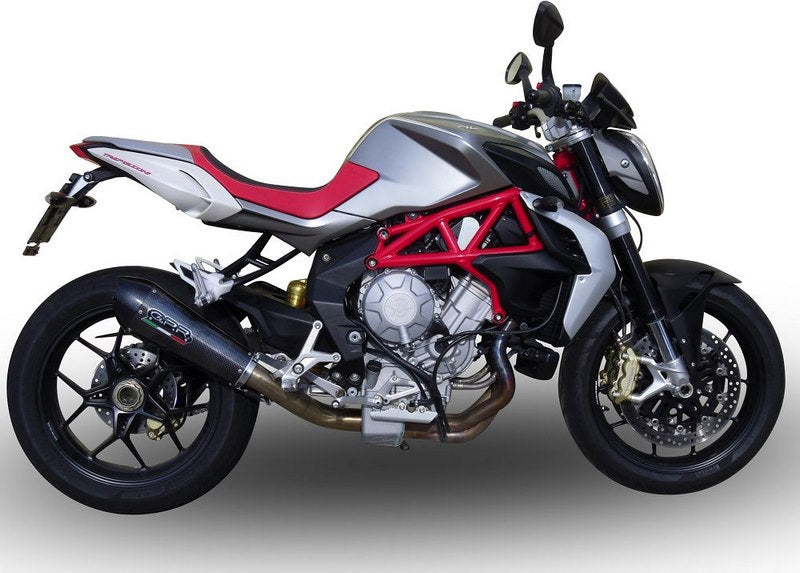 GPR / ジーピーアール Original For Mv Agusta Brutale 800 2012/16-Rr E3 Homologated スリッポンエキゾースト  Catalized Gpe Ann.Poppy | MV.6.CAT.GPAN.PO
