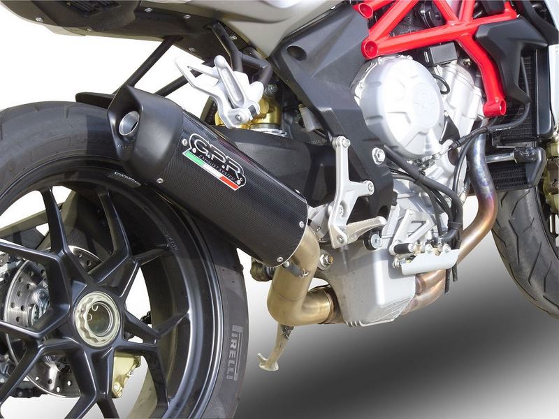 GPR / ジーピーアール Original For Mv Agusta F3 800 2013/16 E3 Homologated スリッポンエキゾースト  Catalized Gpe Ann.Poppy | MV.7.CAT.GPAN.PO