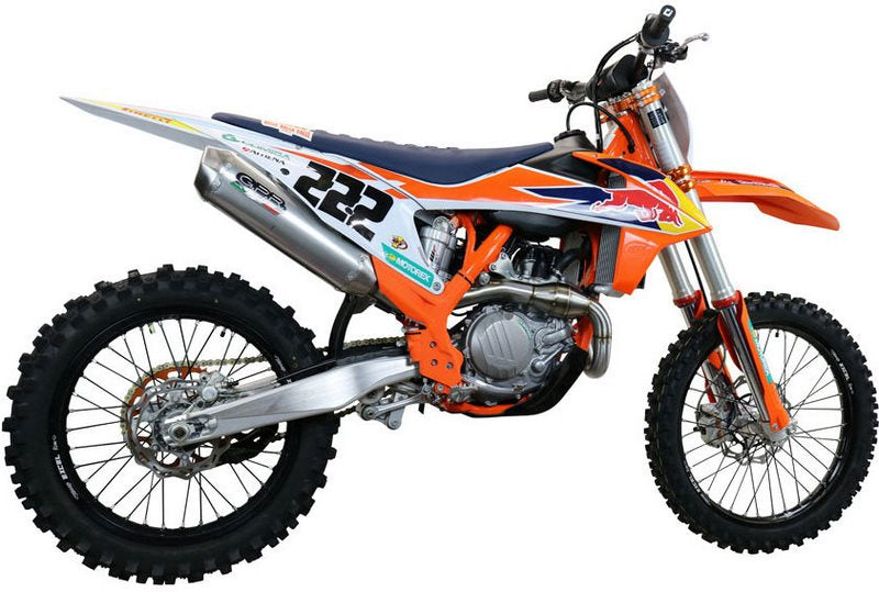 GPR / ジーピーアール Original For Ktm Sx-F 450 2020 Mx Fim Competition Full Exhaust Pentacross Inox | PNT.MX.5.IO