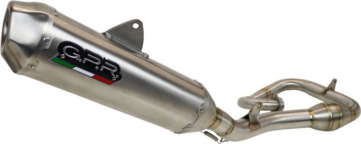 GPR / ジーピーアール Exhaust System  Kawasaki Kx 450 F 2012-15 Mx competition full line Pentacross Inox | PNT.MX.3.IO