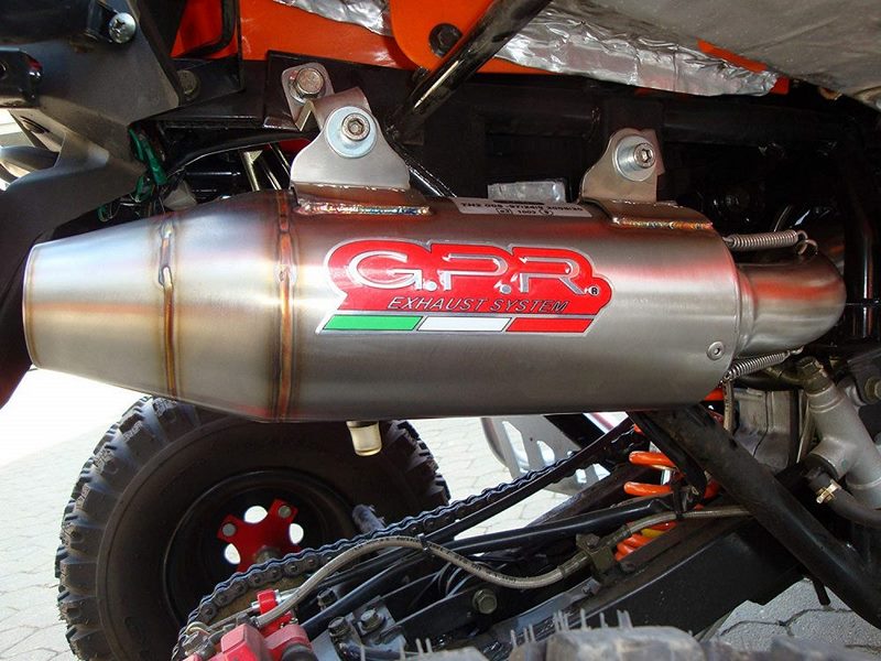 GPR / ジーピーアール Original For Adly 500 Hurricane S Homologated スリッポンエキゾースト  Deeptone Atv | QUSP.142.DEATV