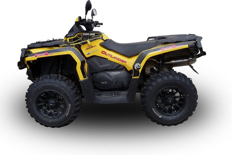 GPR / ジーピーアール Original For Can Am Outlander 1000 V-T (Short Chassis) Homologated スリッポンエキゾースト  Deeptone Atv | QUSP.160.DEATV