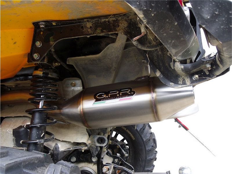 GPR / ジーピーアール Original For Can Am Outlander 1000 V-T (Short Chassis) Homologated スリッポンエキゾースト  Deeptone Atv | QUSP.160.DEATV