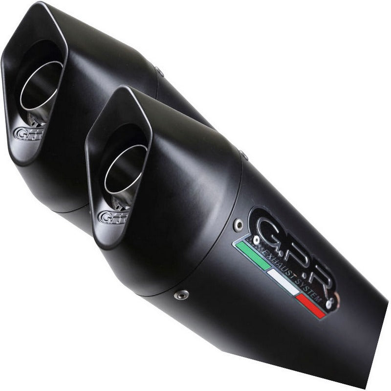GPR / ジーピーアール Original For Suzuki Hayabusa 1300 2001/06 Pair Homologated スリッポンエキゾースト  Furore Nero | S.44.1.FUNE