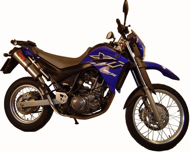 GPR / ジーピーアール Original For Yamaha Xt 660 X-R 2004/14 Pair Homologated Slip-On Catalized Gpe Ann.Titanium | Y.76.CAT.GPAN.TO