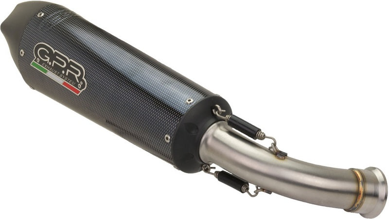 GPR / ジーピーアール Original For Yamaha T-Max 530 2017/19 E4 Homologated Full Exhaust Catalized Gp Evo4 Poppy | YA.CAT.9.GPAN.PO