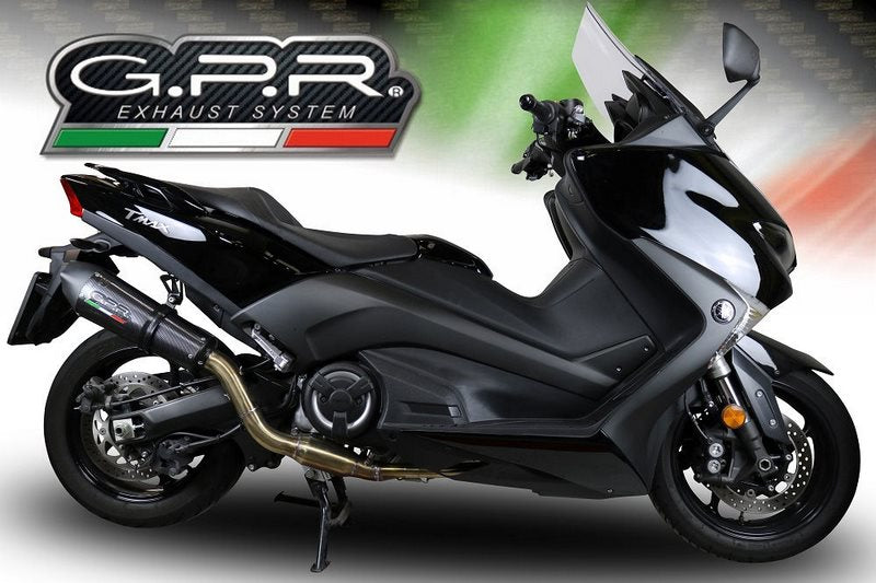 GPR / ジーピーアール Original For Yamaha T-Max 530 2017/19 E4 Homologated Full Exhaust Catalized Gp Evo4 Poppy | YA.CAT.9.GPAN.PO