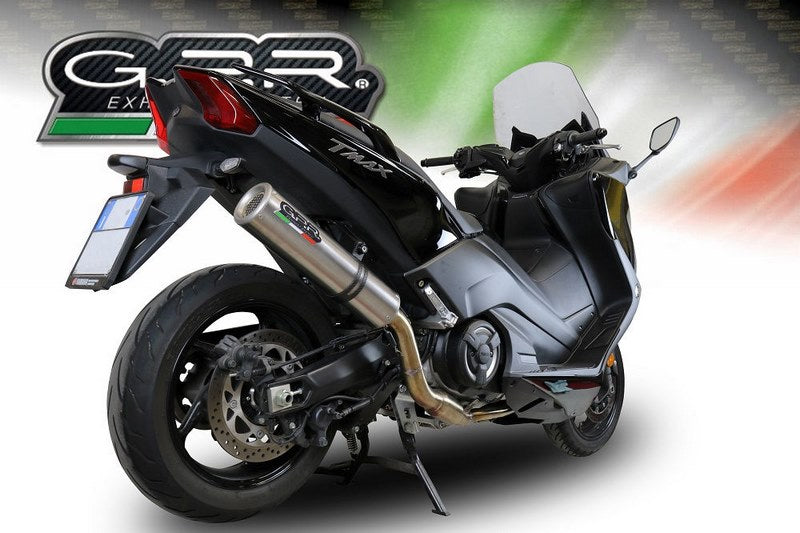 GPR / ジーピーアール Original For Yamaha T-Max 530 2017/19 E4 Homologated Full Exhaust Catalized M3 Inox  | YA.CAT.9.M3.INOX