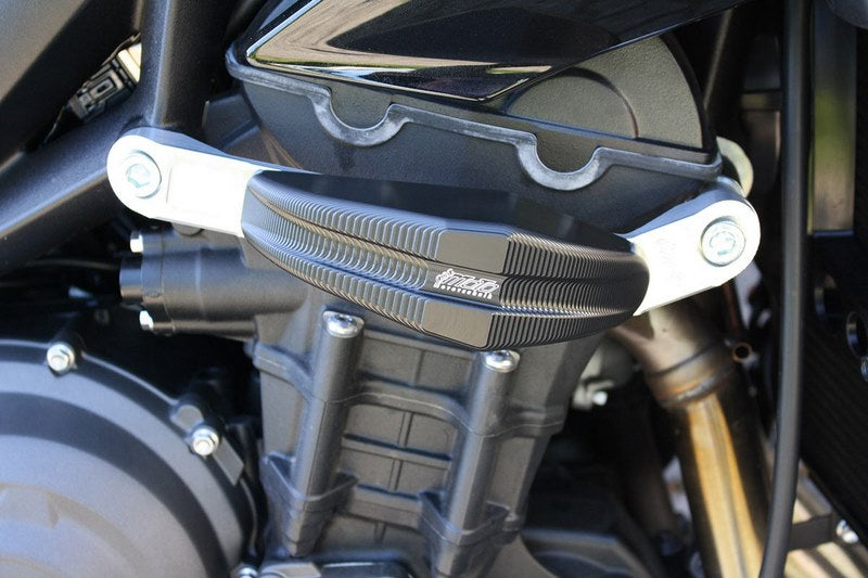 GSGモトテクニック クラッシュパッドセット Streetline マウンティングキット アルミ Triumph ストリートトリプル 765 (2017-2019) | 1505040-T32