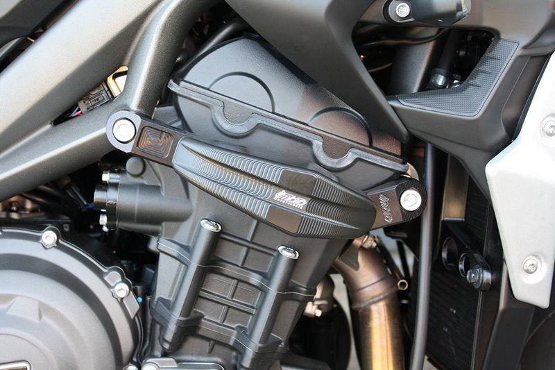 GSGモトテクニック クラッシュパッドセット Streetline マウンティングキット アルミ Triumph ストリートトリプル 765 (2020 -) | 1505040-T35