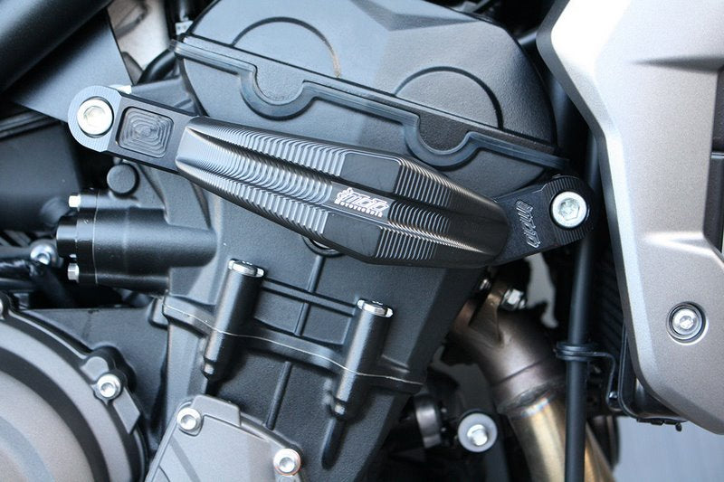 GSGモトテクニック クラッシュパッドセット Streetline マウンティングキット ブラックアノダイズド Triumph Trident 660 (2021 -) | 1505040-T37-SH
