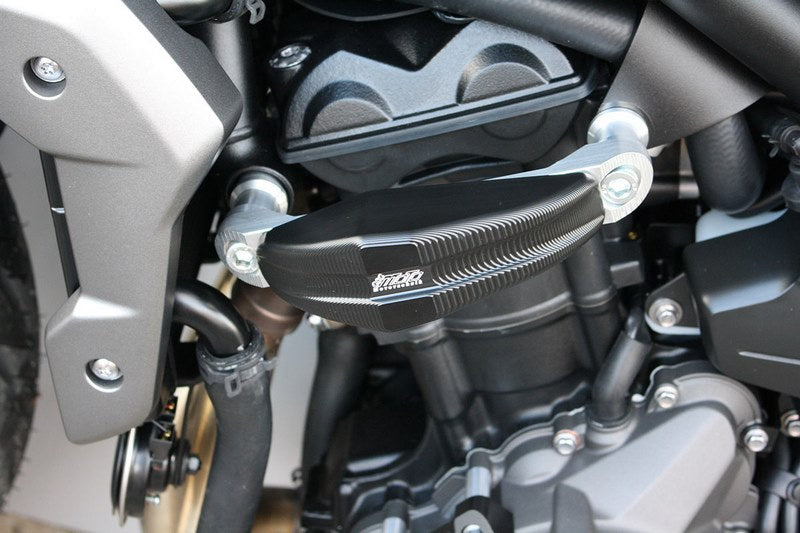 GSGモトテクニック クラッシュパッドセット Streetline マウンティングキット ブラックアノダイズド Triumph Trident 660 (2021 -) | 1505040-T37-SH
