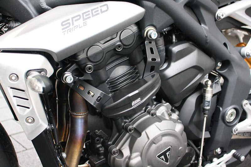 GSGモトテクニック クラッシュパッドセット Streetline Triumph Speed Triple 1200 / 1200 RS / 1200 RR (2021 -) | 1505040-T38-SH