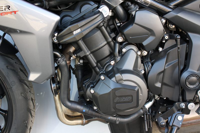 GSGモトテクニック クラッシュパッドセット Streetline アルミ Triumph Tiger 660 Sport (2022 -) | 1505040-T40