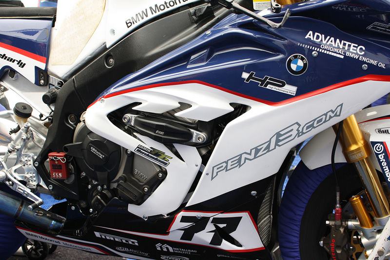 GSGモトテクニック クラッシュパッドセット Streetline BMW S 1000 RR Racing / エンデュランス (2010-2018) | 1505040-W14