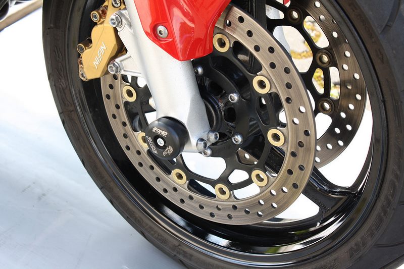 GSGモトテクニック クラッシュパッドセット  (フロントホール用)  Honda CBR 600 RR (2003-2004) | 28-28