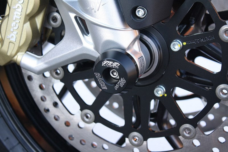 GSGモトテクニック クラッシュパッドセット  (フロントホール用)  MV-Agusta 675 Brutale (2012 -) | 30-43-49