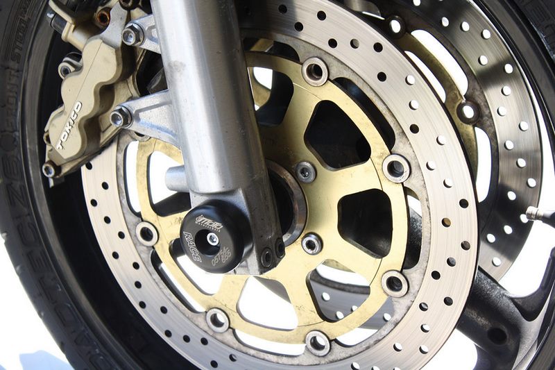GSGモトテクニック クラッシュパッドセット  (フロントホール用)  Suzuki GSX 1400 (2002-2006) | 32-44