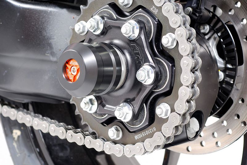 GSGモトテクニック クラッシュパッドセット  (フロントホール用)  KTM 1290 Super Duke (2014-2019) | 33E-34E-254