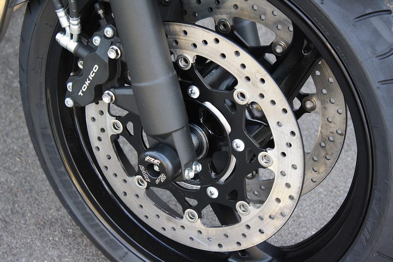 GSGモトテクニック クラッシュパッドセット  (フロントホール用)  Suzuki GSR 600 (2006 -) | 36-36-290