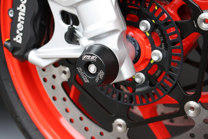 GSGモトテクニック クラッシュパッドセット  (フロントホール用)  Aprilia RS 660 (2021 -) | 37-33-302-A23