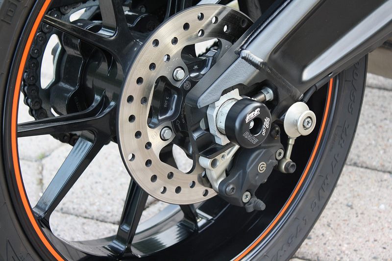 GSGモトテクニック クラッシュパッドセット  (リアホール用)  KTM 1190 RC8 R (2009 -) | 38-35-344