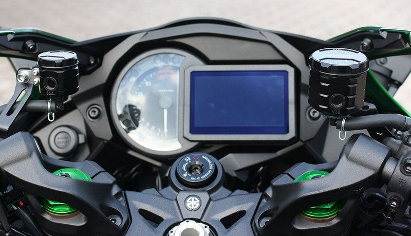 GSGモトテクニック ブレーキオイルリザーバー  フロント  Kawasaki Ninja H2 SX/SE (2018 -) | 3999-V38-K71