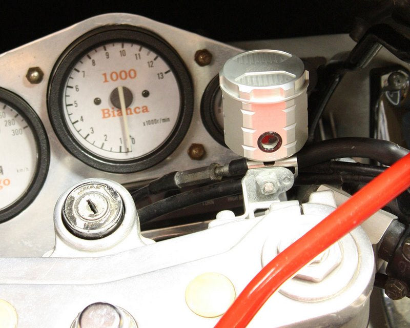 GSGモトテクニック ブレーキオイルリザーバー  フロント  Yamaha FZR 1000 Exup (1989-1995) | 3999-V43-Y12