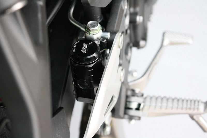 GSGモトテクニック ブレーキオイルリザーバー  リア  シルバーアノダイズド Kawasaki Ninja 400 (2018 -) | 399963-0-K72