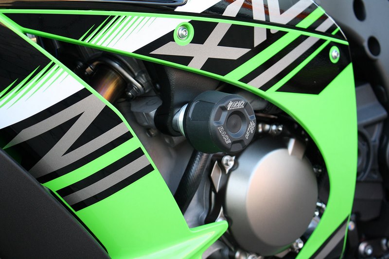 GSGモトテクニック クラッシュパッドセット アタッチメント アルミ Kawasaki ZX-10R (2016 -) | 40602-K49-DS