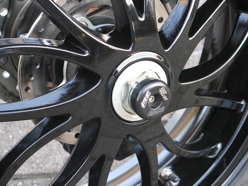 GSGモトテクニック クラッシュパッドセット  (リアホール用)  Triumph Speed Triple 1050 (2005-2010) | 41-49-1