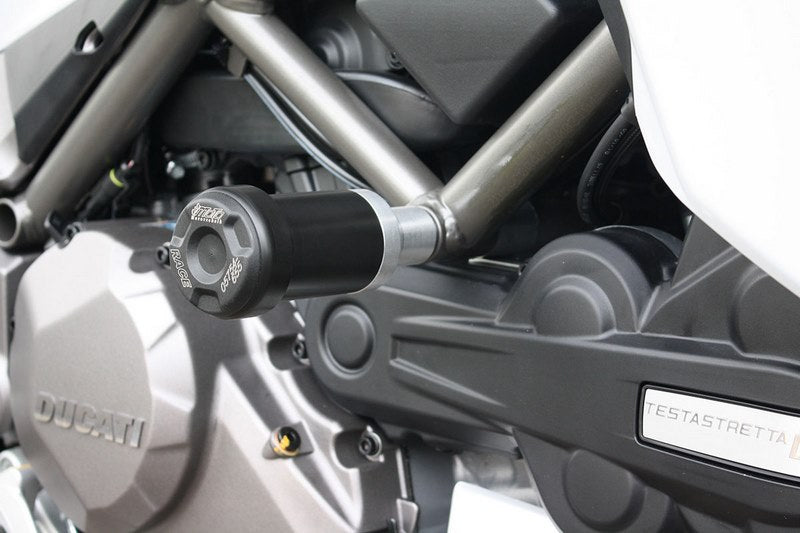 GSGモトテクニック クラッシュパッドセット アダプター アルミ ブラックアノダイズド Ducati ムルティストラーダ 1260 / S (2018 -) | 4585493-D32-SH