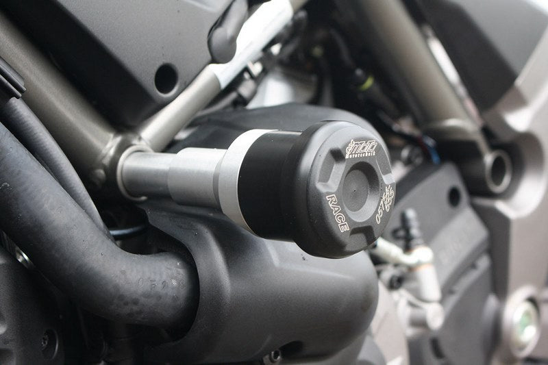 GSGモトテクニック クラッシュパッドセット アダプター アルミ ブラックアノダイズド Ducati ムルティストラーダ 1260 / S (2018 -) | 4585493-D32-SH