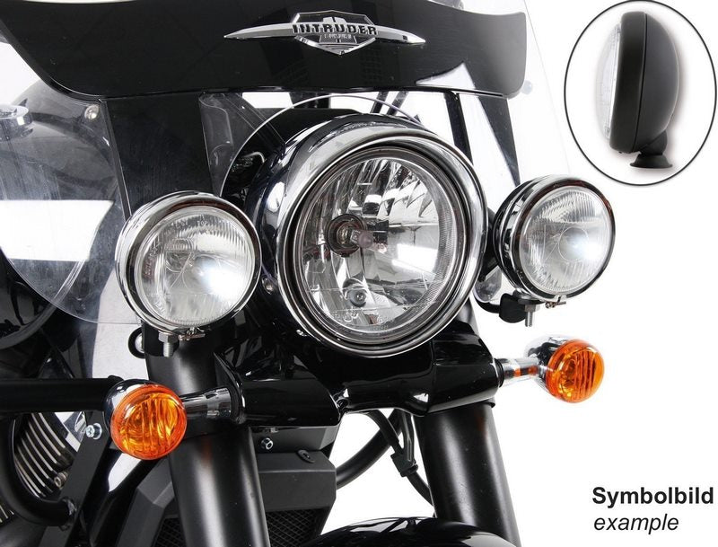 Hepco & Becker Twinlight-Set-black bracket for Suzuki Suzuki C1500T Intruder from 2013 | 400333 00 01