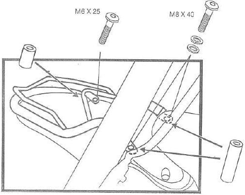 Hepco & Becker Fender-Guard for BMW R 850 / 1200 C | 410624 00 02