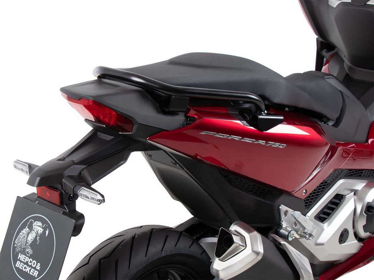 Hepco and Becker / ヘプコアンドベッカー Pillion seat grab rail black for Honda Forza 750 (2021-) | 42199528 00 01