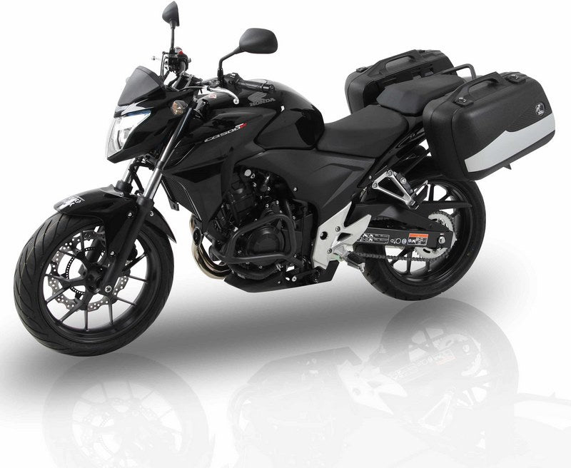 Hepco and Becker / ヘプコアンドベッカー Pillion seat grab rail black for Honda CB 500 F (2013-2015) | 4219977 00 05