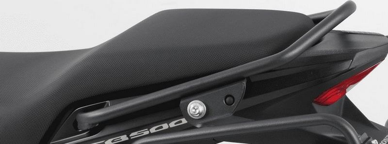 Hepco and Becker / ヘプコアンドベッカー Pillion seat grab rail anthracite for Honda CB 500 X (2013-2016) | 4219978 00 05