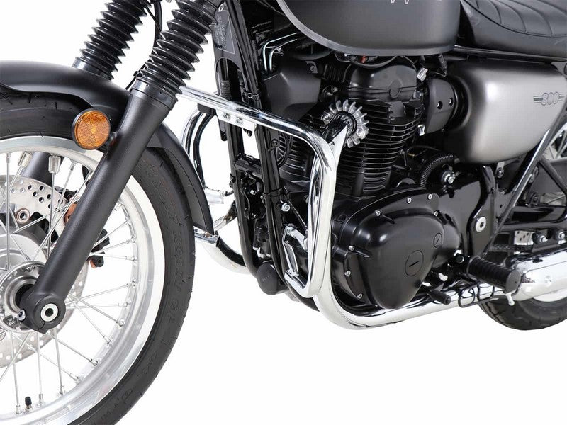 Hepco & Becker / ヘプコ&ベッカー Engine protection bar - chrome for Kawasaki W 800 Street/Cafe (2019-) | 5012541 00 02