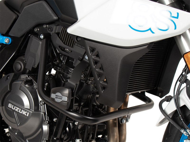 Hepco & Becker エンジンプロテクションバー インクルーディング プロテクションパッド ブラック Suzuki GSX-8S (2023-) | 5013551 00 01