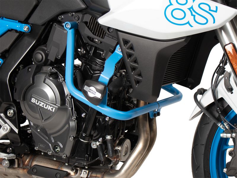 Hepco & Becker エンジンプロテクションバー インクルーディング プロテクションパッド ブルー Suzuki GSX-8S (2023-) | 5013551 00 07