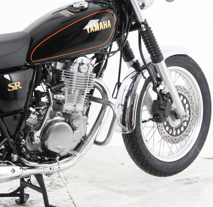 Hepco & Becker Engine protection bar-chrome for Yamaha SR 400 | 5014541 00 02